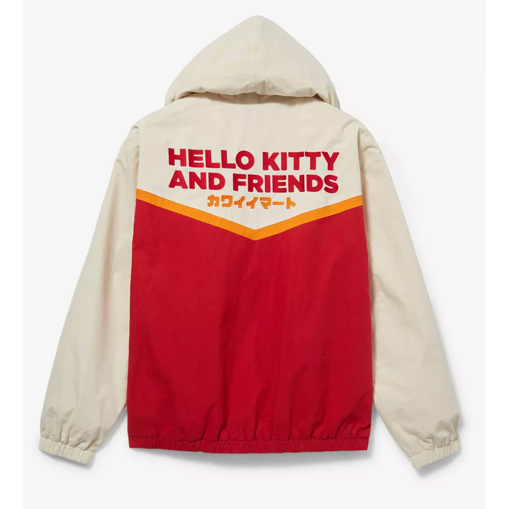 SANRIO HELLO KITTY AND FRIENDS KAWAII MART WINDBREAKER JACKET BOXLUNCH - Picture 2 of 9